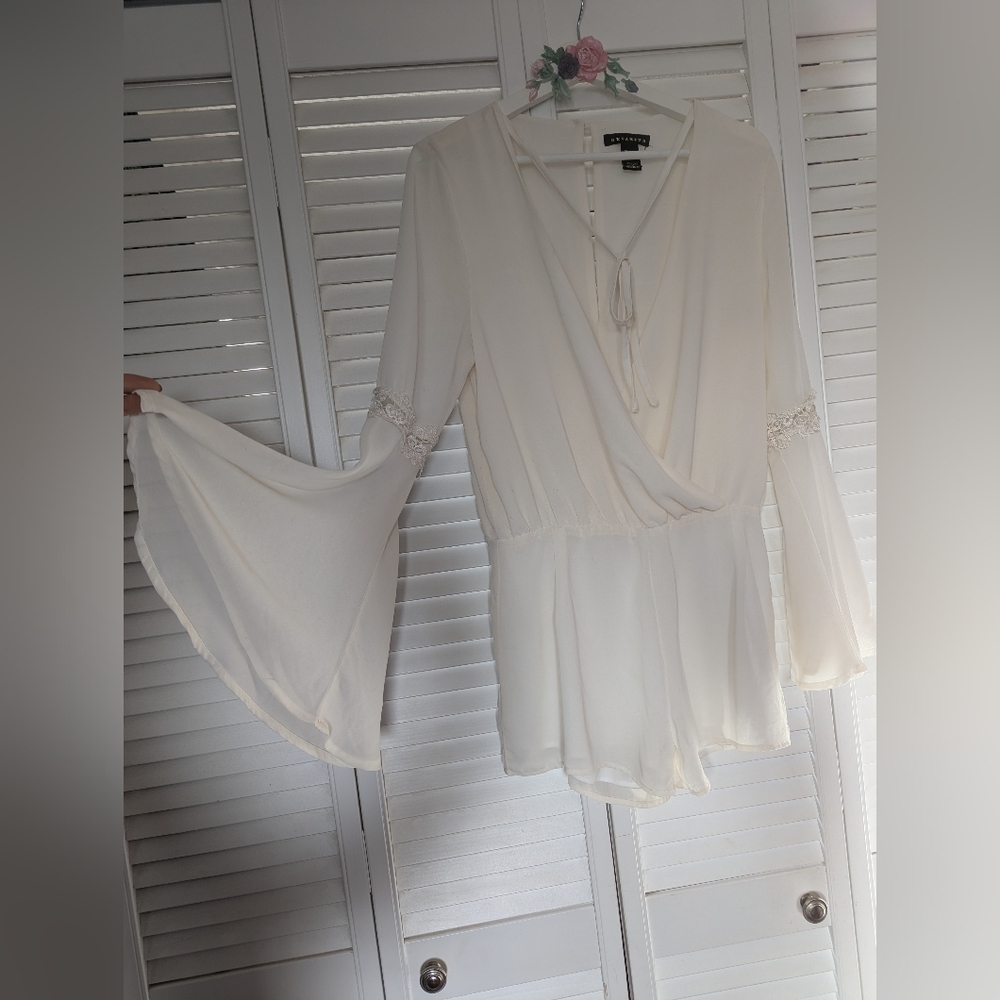 Jumpsuit Low Vneck